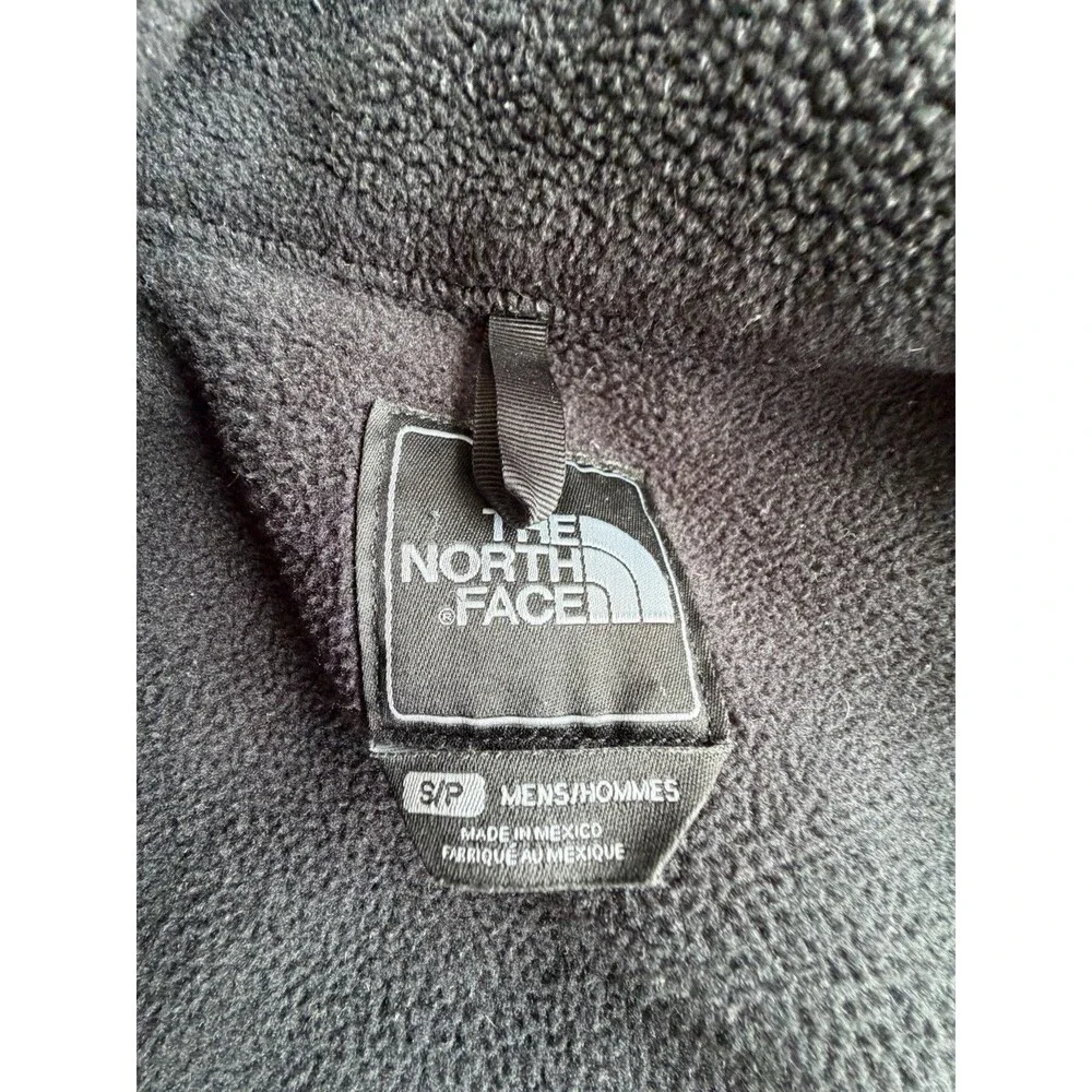 The North Face Jacket Mens Small Black Denali Polartec Fleece Full Zip Outdoor